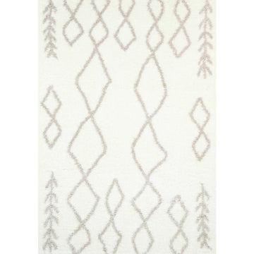 Moroccan Cream and Beige Tribal Rug 160X230cm