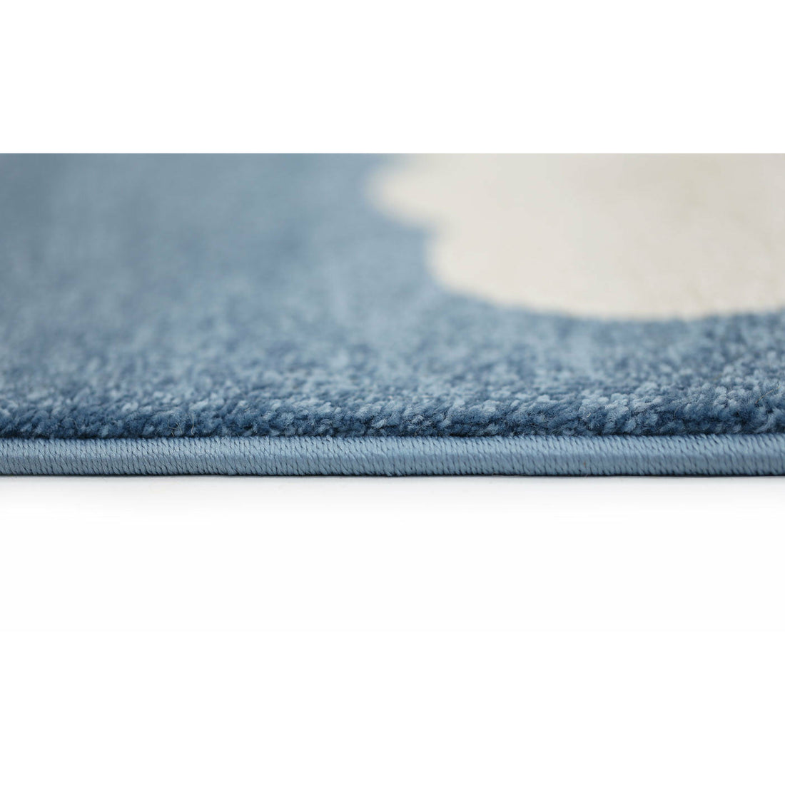 Piccolo Blue and White Cloud Kids Rug 120x170cm