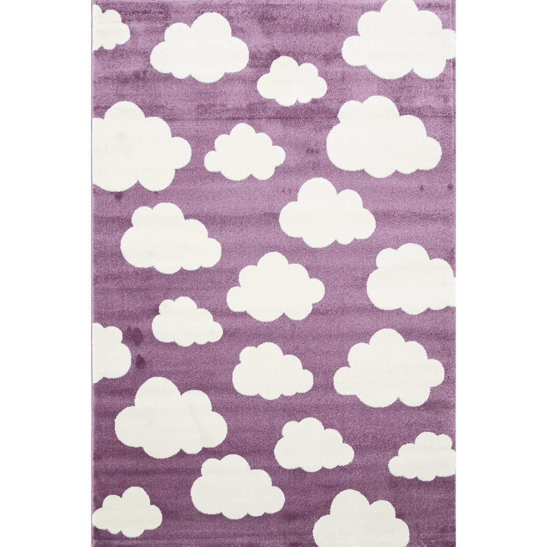 Piccolo  Pink and White Cloud Kids Rug 120x170cm