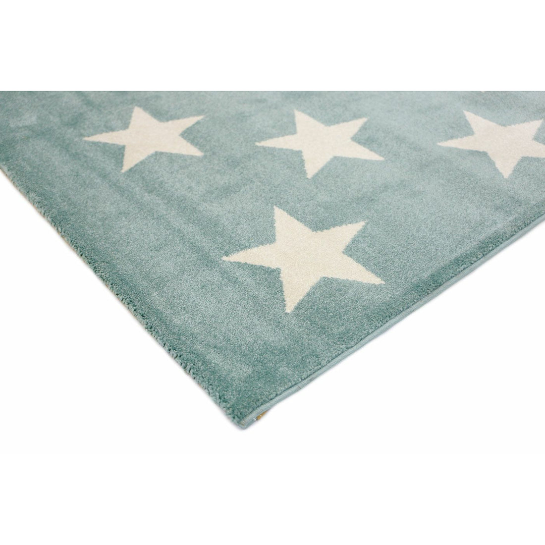 Piccolo Aqua White Stars Kids Rug 160x230cm