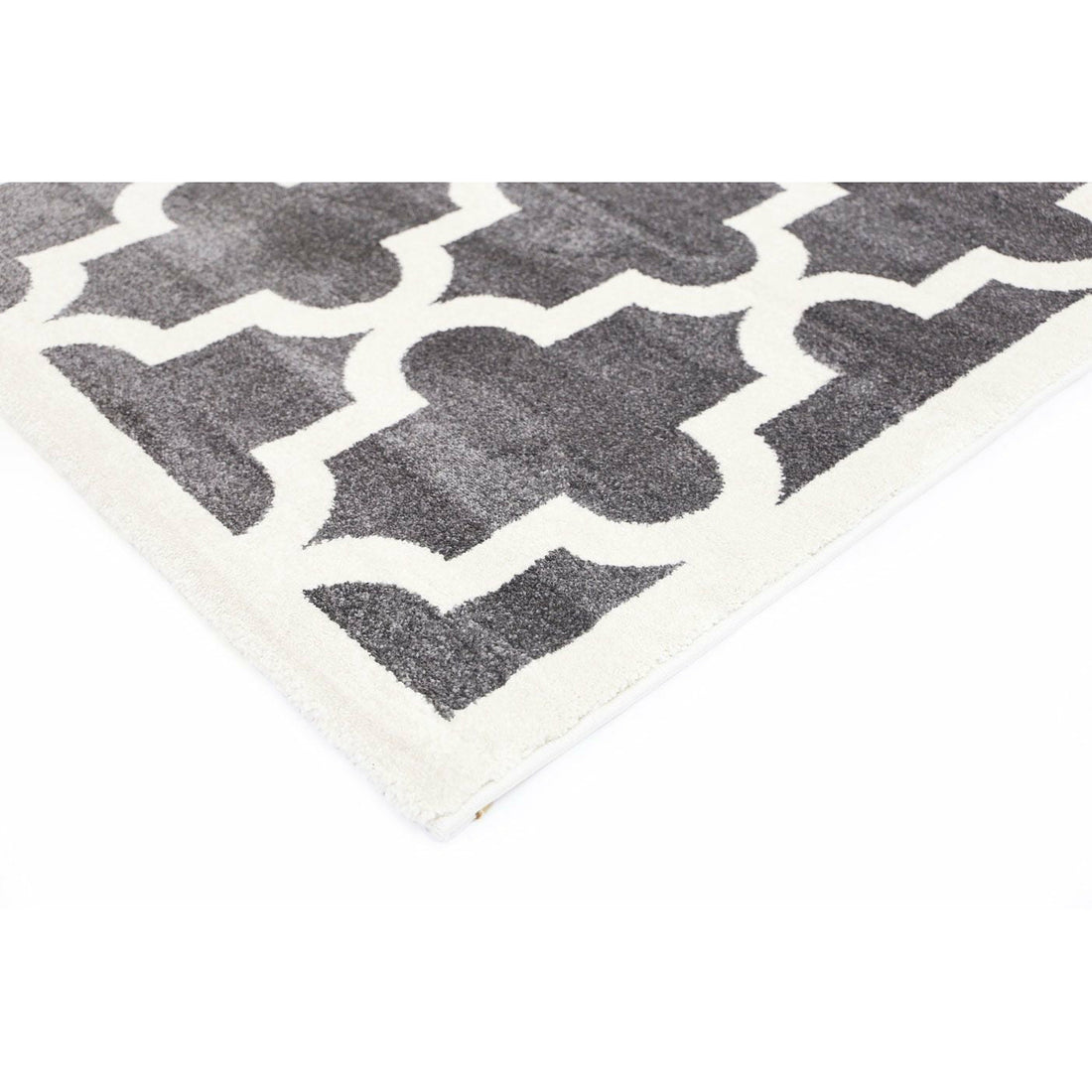 Piccolo Charcoal and White Stars Kids Rug 160x230cm