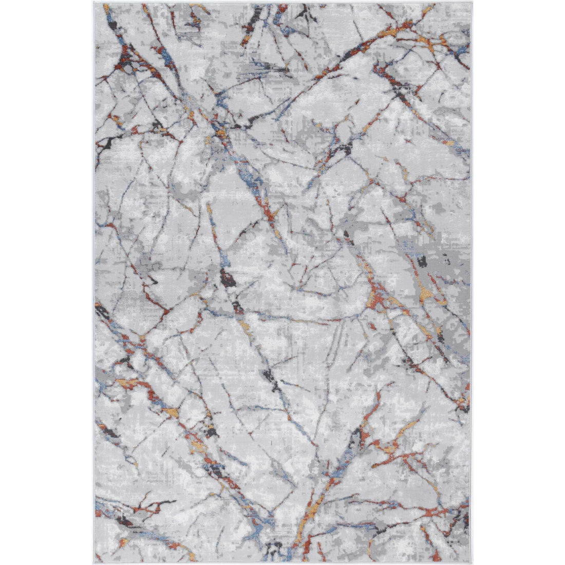 Isaiah Grey Multi Marble Rug 120x170cm