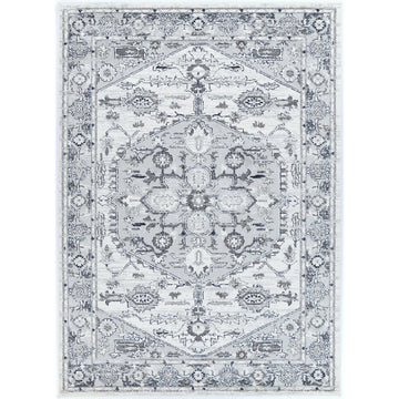 Ligures Grey White Rug 200X290cm