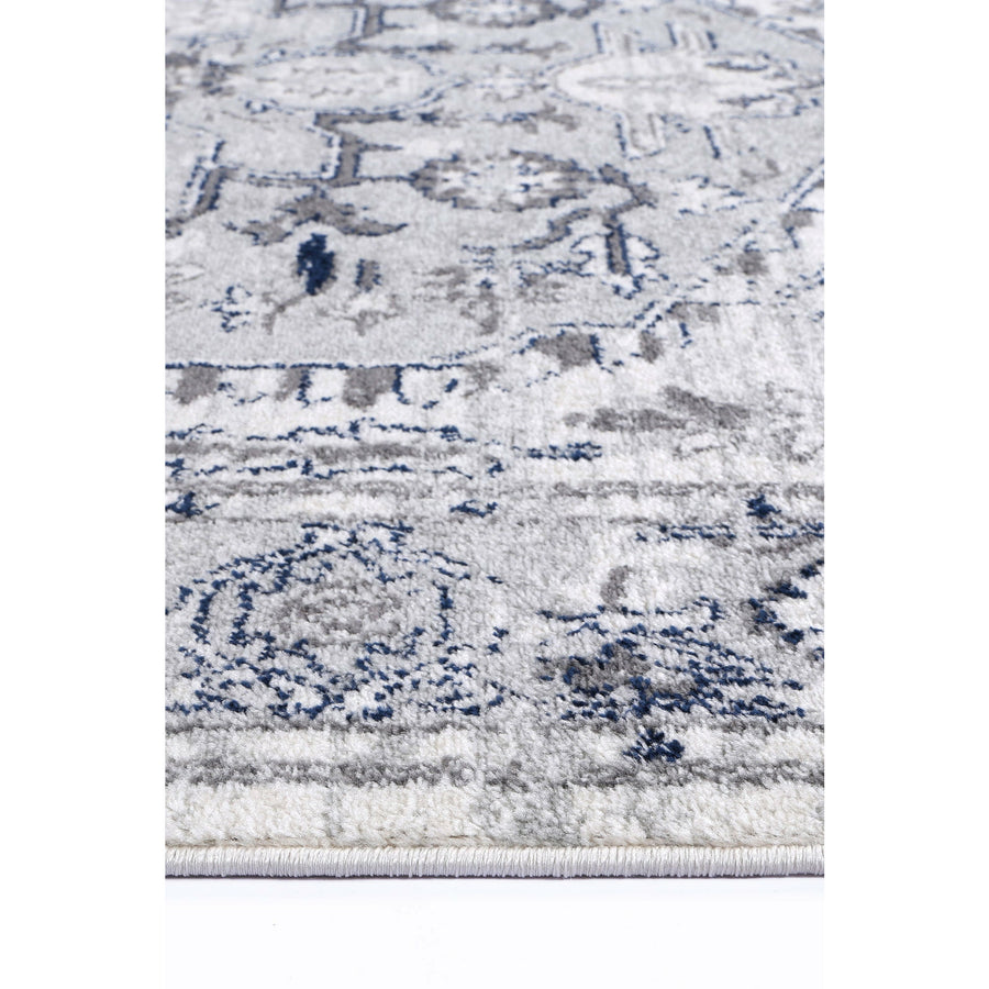 Ligures Grey White Rug 240X330cm