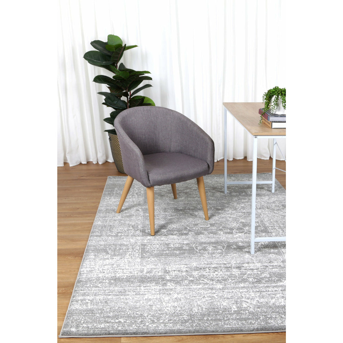 Ligures Grey Transitional Rug 280X380cm