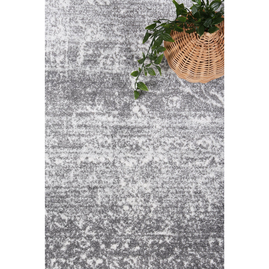 Ligures Grey Transitional Rug 80X300cm