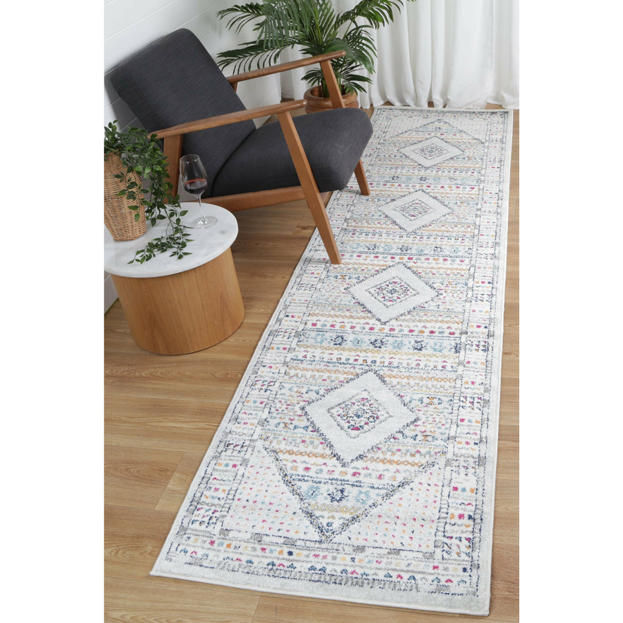 Ligures Multi Tribal Rug 80X300cm