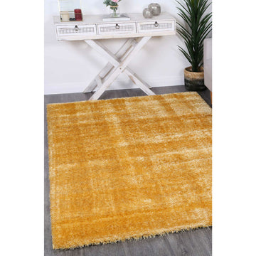 Puffy Soft Shaggy Mustard Yellow 200x290 cm