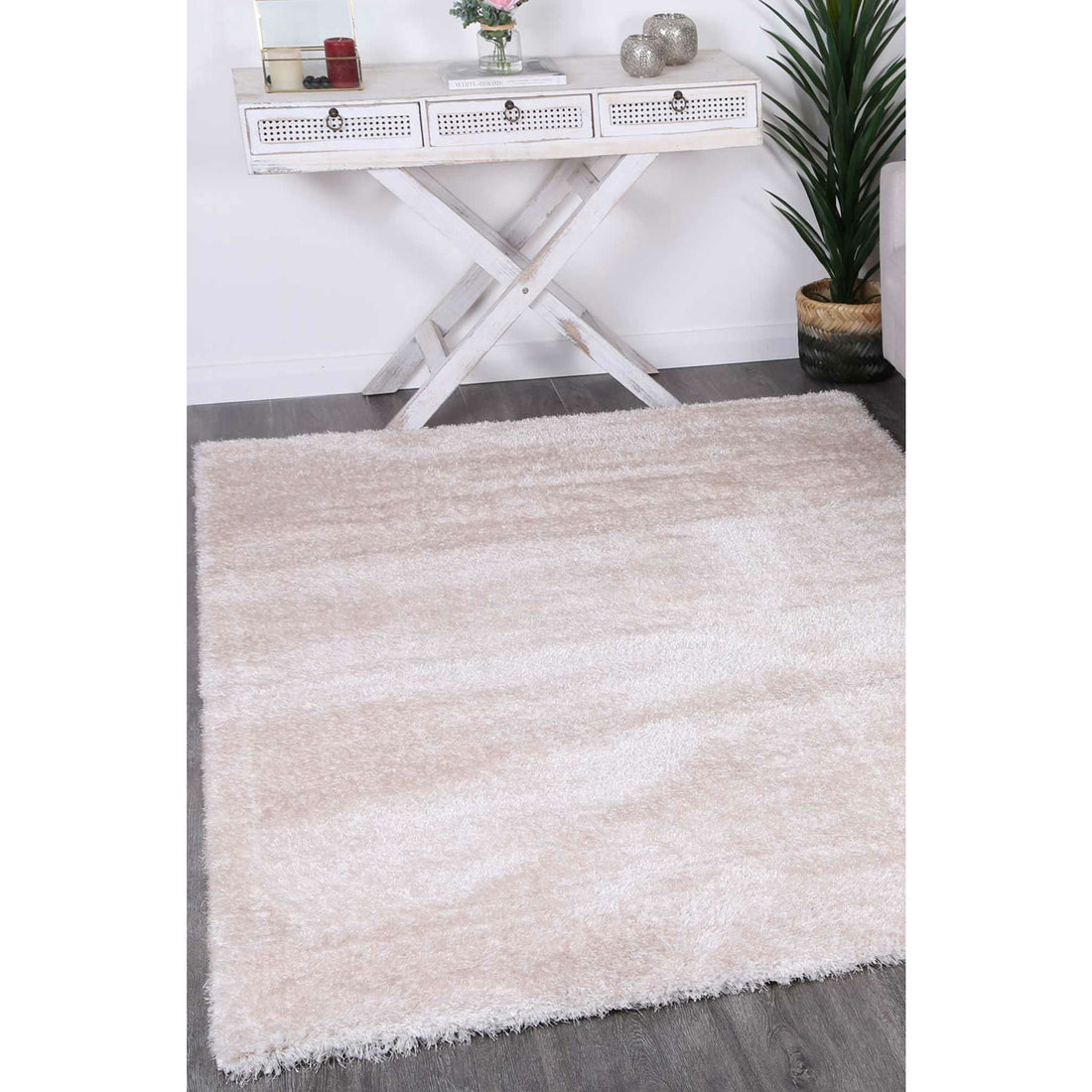 Puffy Soft Shaggy Ivory 200x290 cm