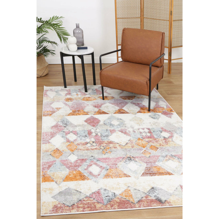 Windsor Tiled Multi Rug 160x230cm