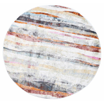 Windsor Modern Multi Round Rug 160x160cm