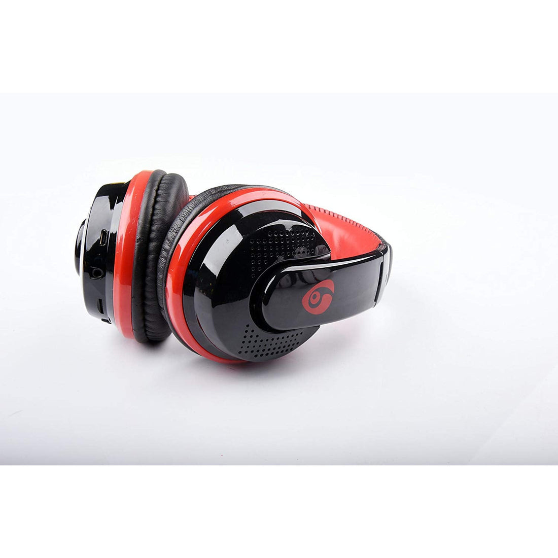 MX666 Wireless Bluetooth Music Headphones with Mic Noise Canceling - Red