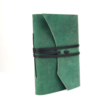 Vintage Leather Journal Recycled Paper Journal Notepad