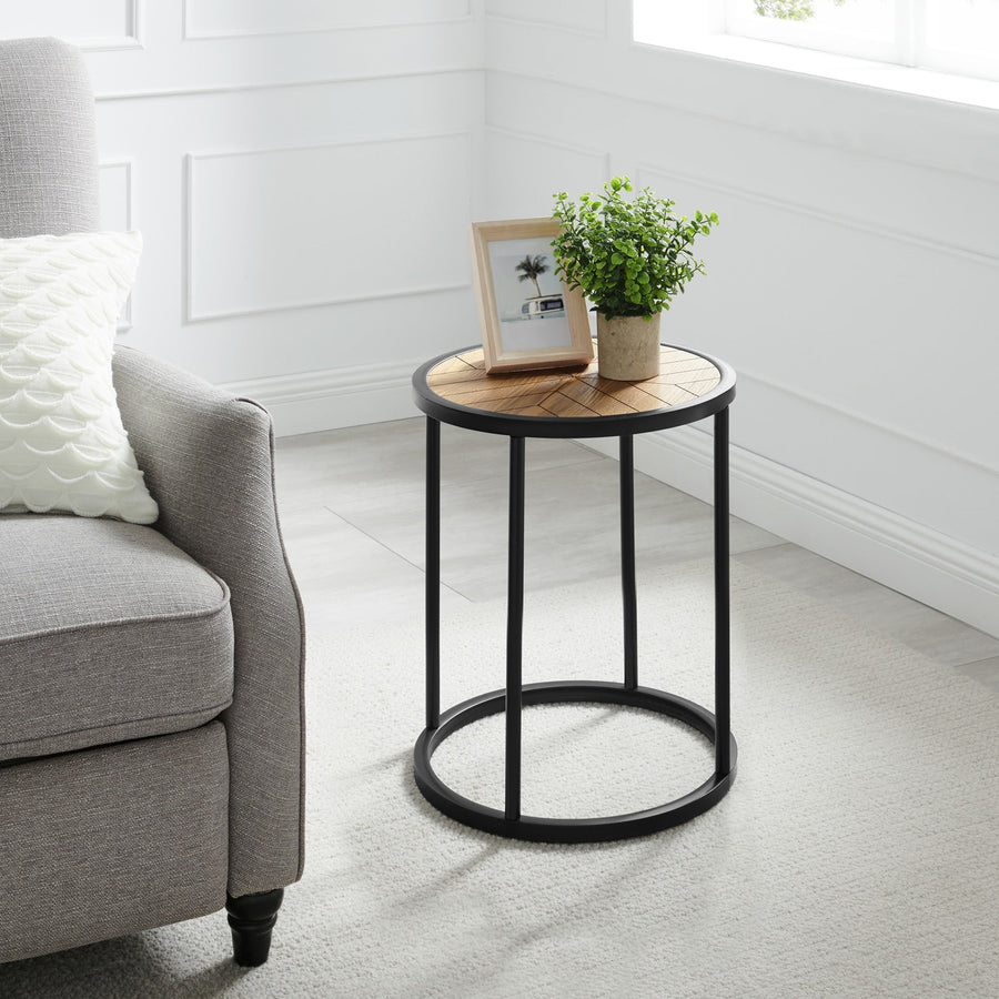 Chevron Side Table