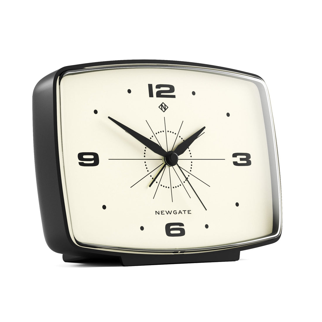 Newgate Brooklyn Alarm Clock - Black