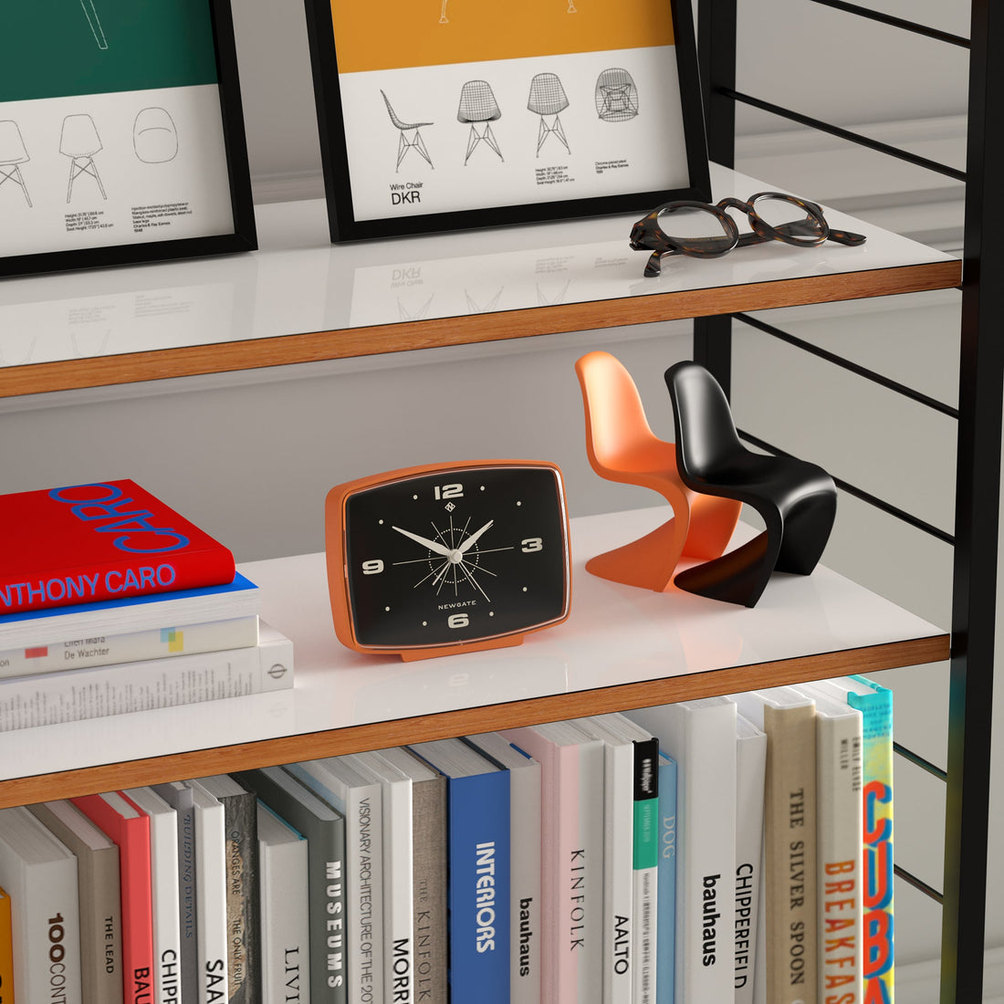 Newgate Brooklyn Alarm Clock - Orange