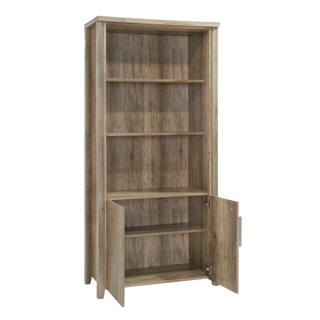 Display Shelf Book Case Stand Bookshelf Natural Wood like MDF in Oak Colour