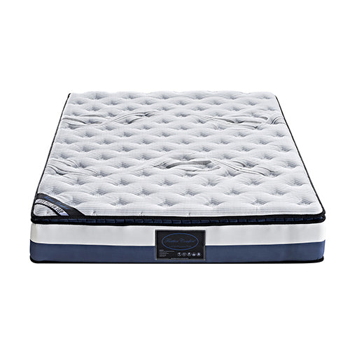 Pocket Spring Mattress Latex Pillow Top Foam (Medium Weight) - Double