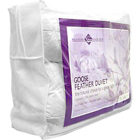 100% White Goose Feather Duvet Quilt - Double