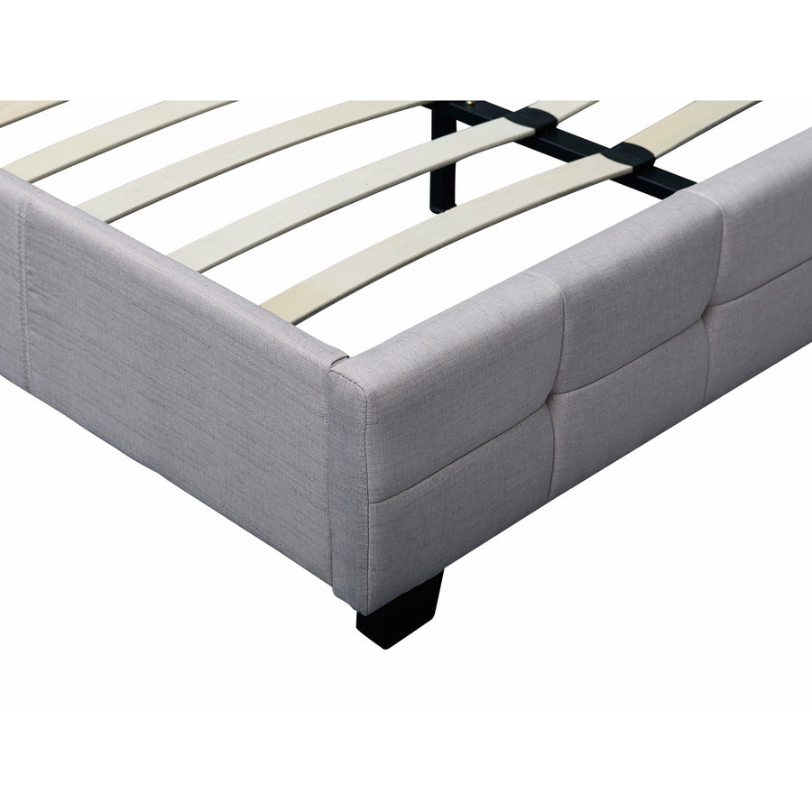 Fabric Deluxe Bed Frame Beige - Double