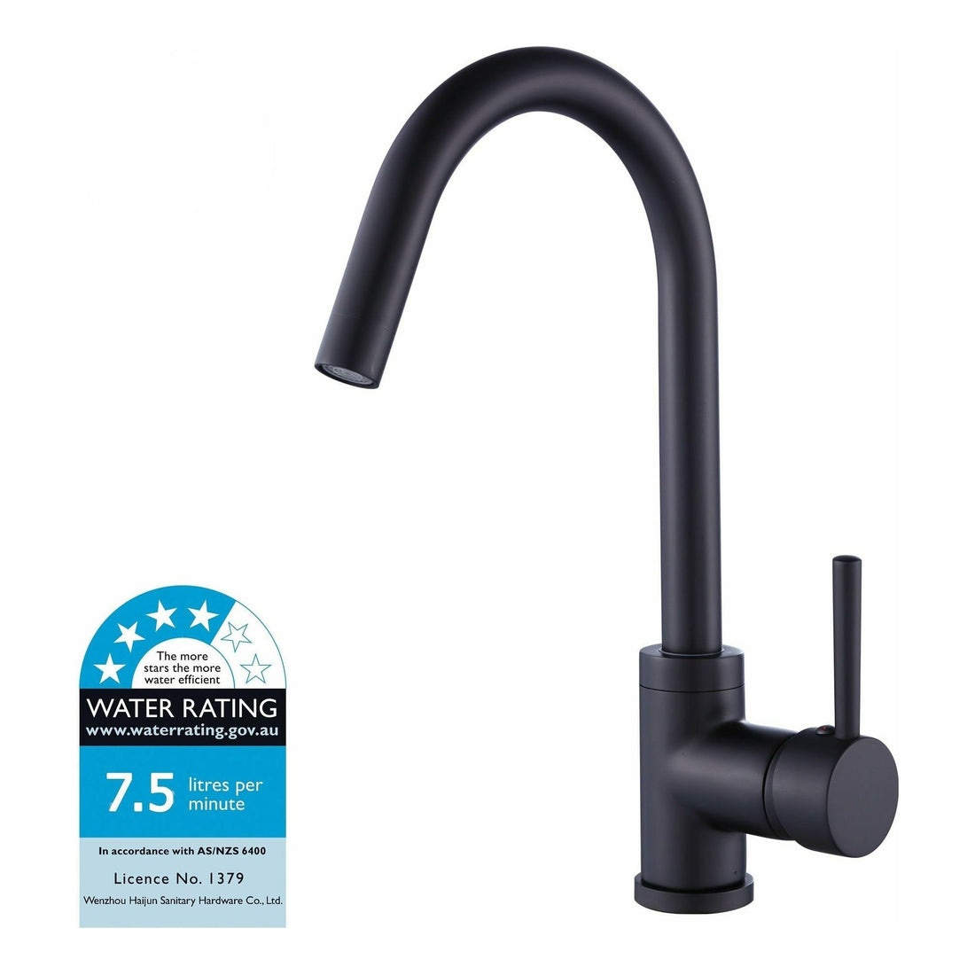 Kitchen Mixer Tap Faucet Basin Laundry Sink - Black