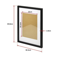 Photo Frames Collage Black A3 Picture Frame Wall Set Home Decor 3PCS