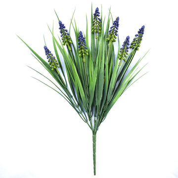 Artificial Dense English Lavender Stem UV Resistant 50cm