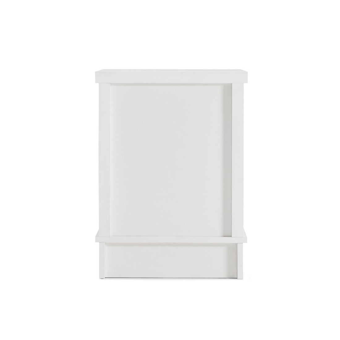 White Coastal Style Bedside Table