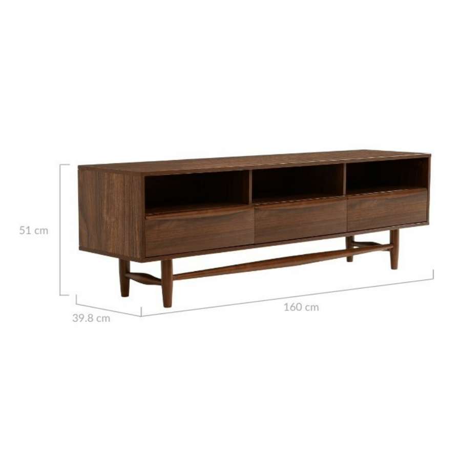 Pierre Walnut TV Unit