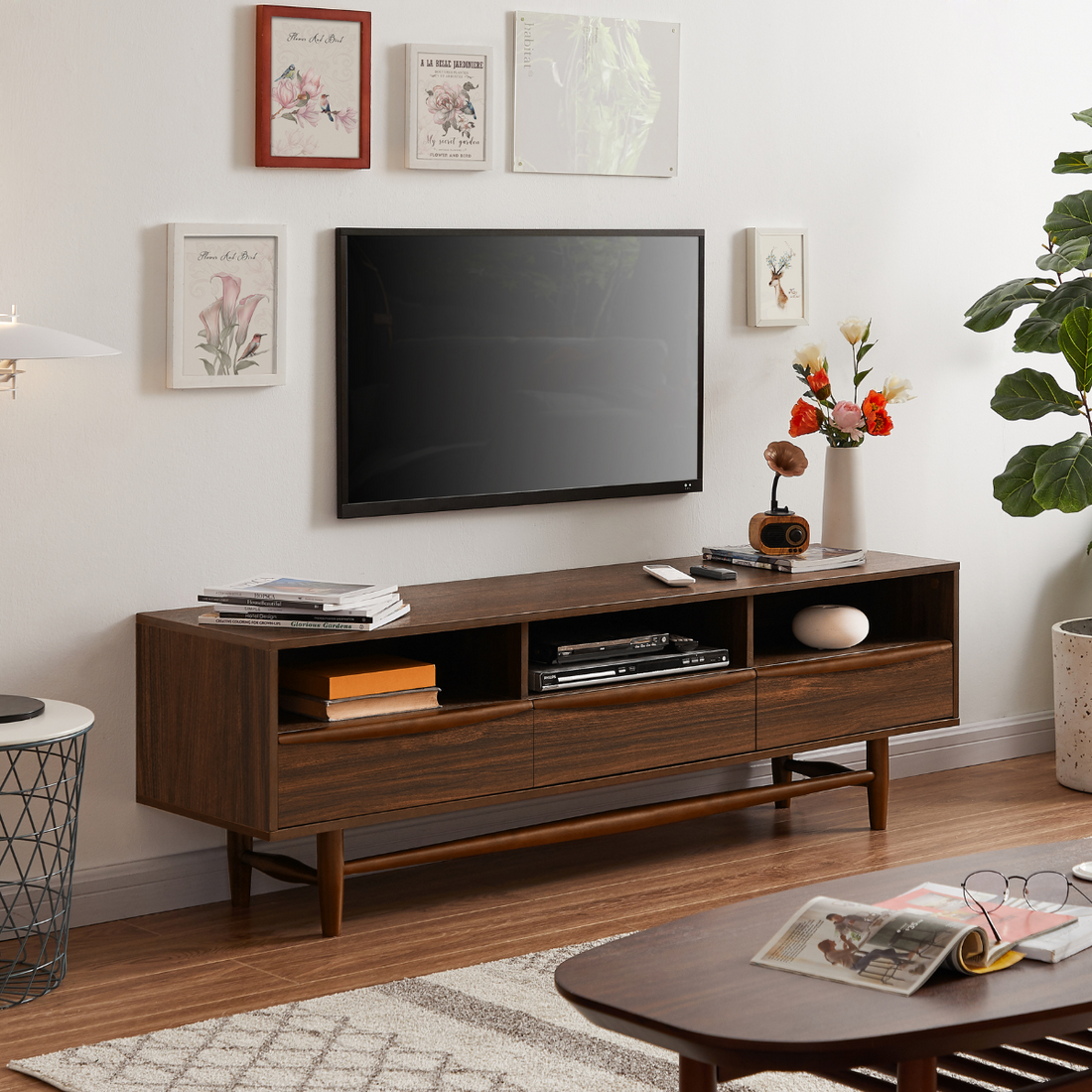 Pierre Walnut TV Unit