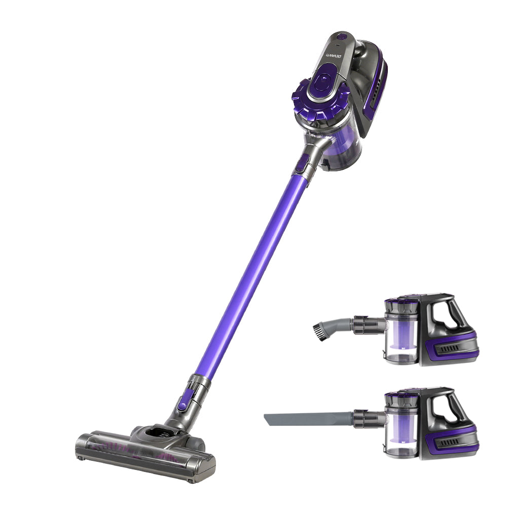 150 Cordless Handheld Stick Vacuum Cleaner 2 Speed   Purple And Grey