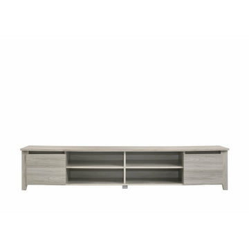 Entertainment Unit In White Wood - 180cm