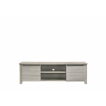 Entertainment Unit In White Wood - 120cm