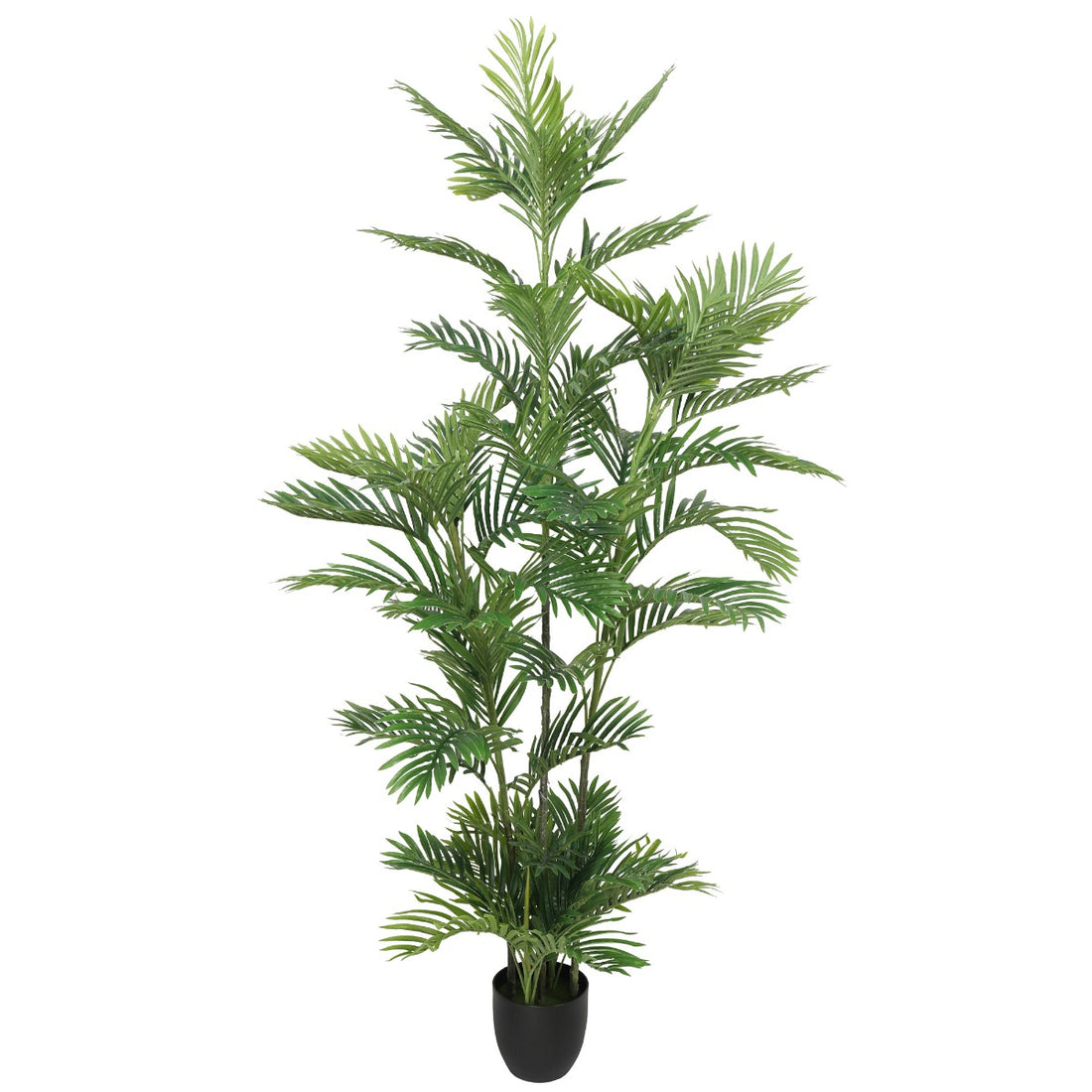 Artificial Potted Multi-trunk Fan Palm 180cm