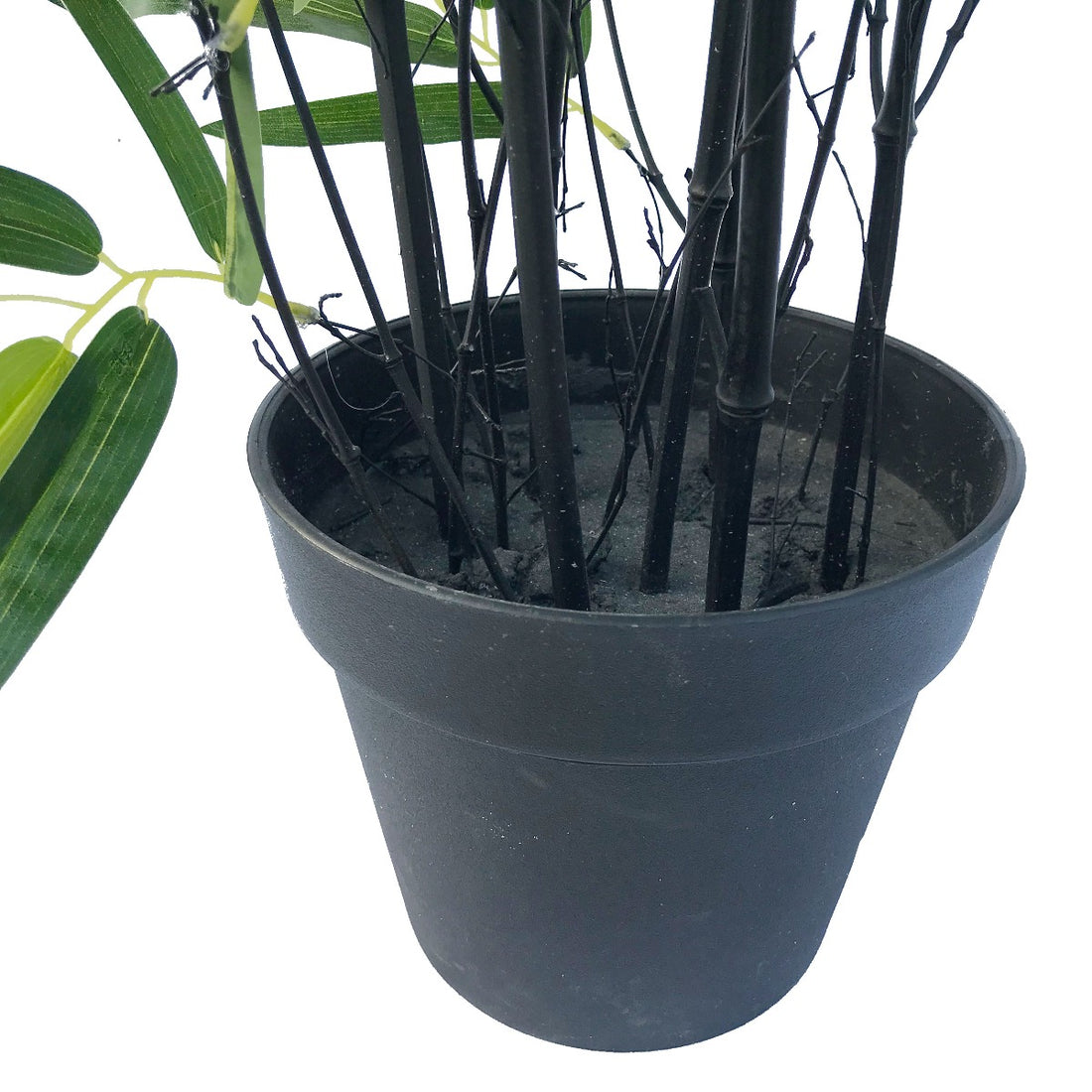 Artificial Bamboo Black Bamboo 180cm Real Touch Leaves