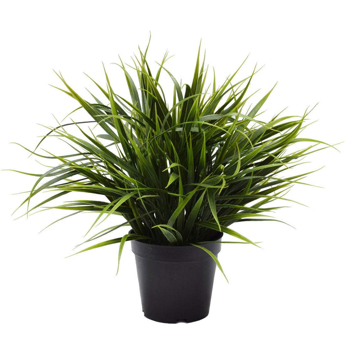 Artificial Ornamental Potted Dense Green Grass 38cm